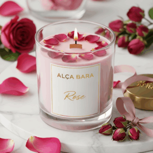 Alca Bara Rose Candle 300x300