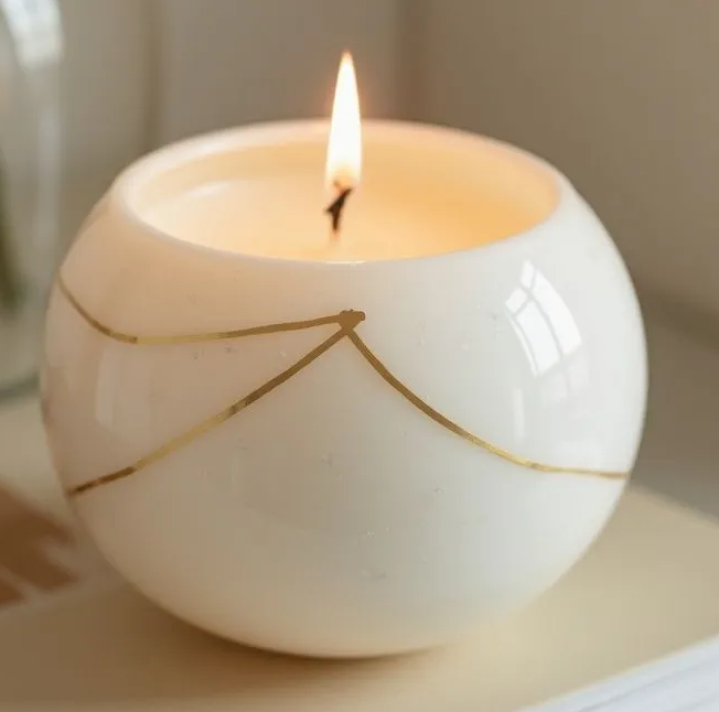 ceramic cotainer, votive candles