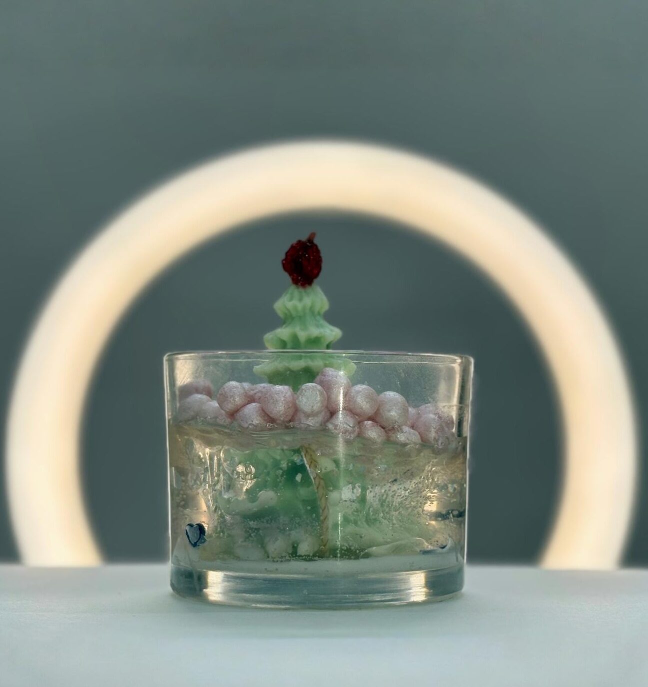 Gel Candle with Tree